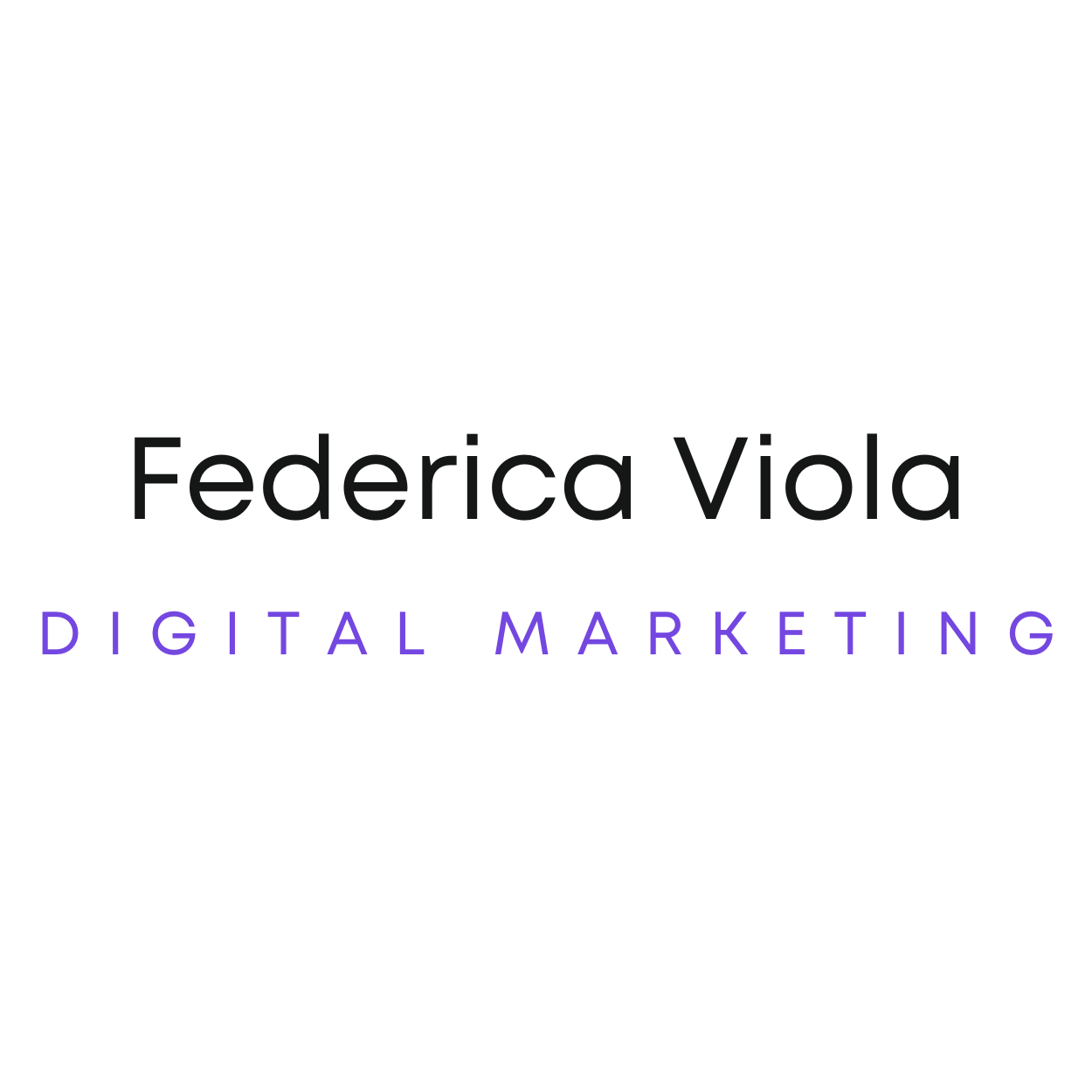 Federica Viola Digital Marketing Logo Sito